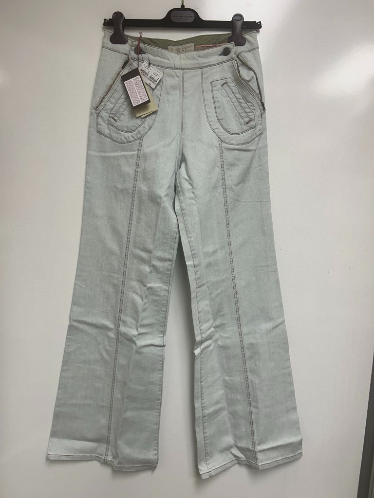 Stella Mccartney Light Blue Flare Jeans 196927-Sr425-4900 New!!! Size 28